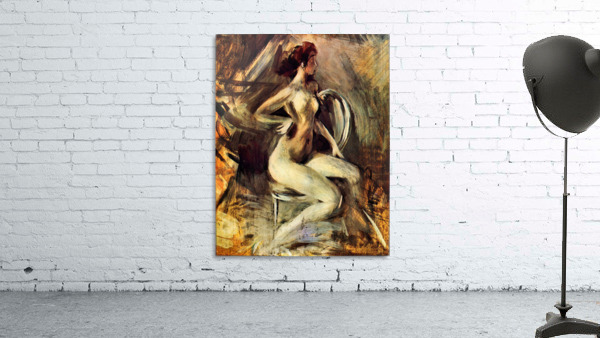 Nude from the side Wall Preview