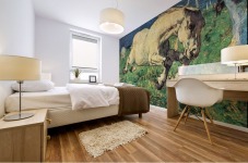 Galloping horse Mural print