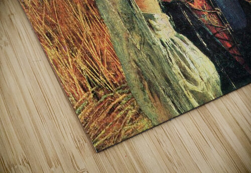 At the well Giovanni Segantini puzzle