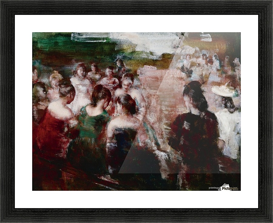 Social Circle Picture Frame print