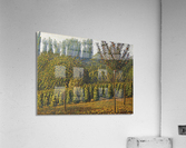 Haystacks Acrylic Print