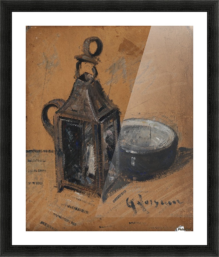Die Laterne Picture Frame print