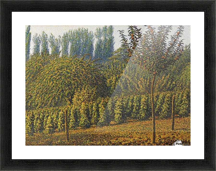 Haystacks Picture Frame print