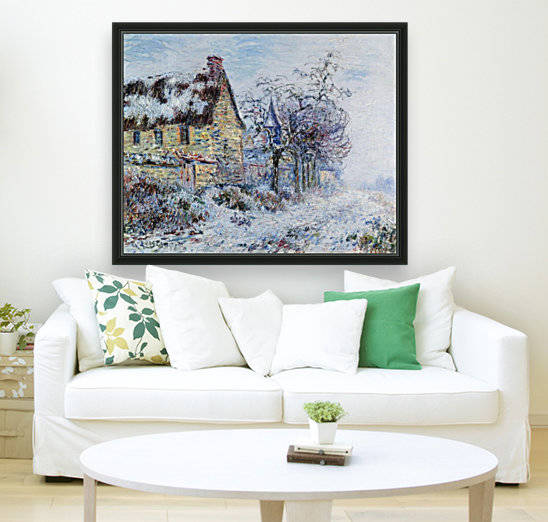 Snow Effect at Porte-Joie by Gustave Loiseau