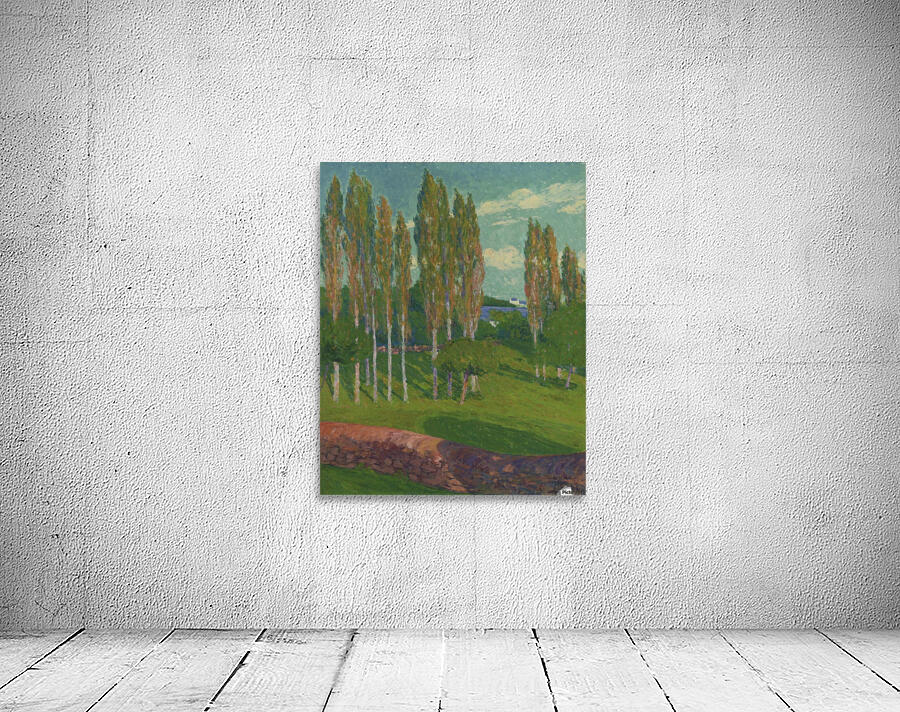 Poplars in Spring Wall Preview