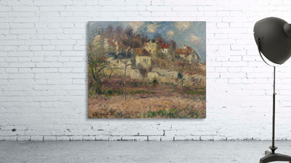 Village Scene Wall Preview