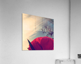 Poppy sky Acrylic Print