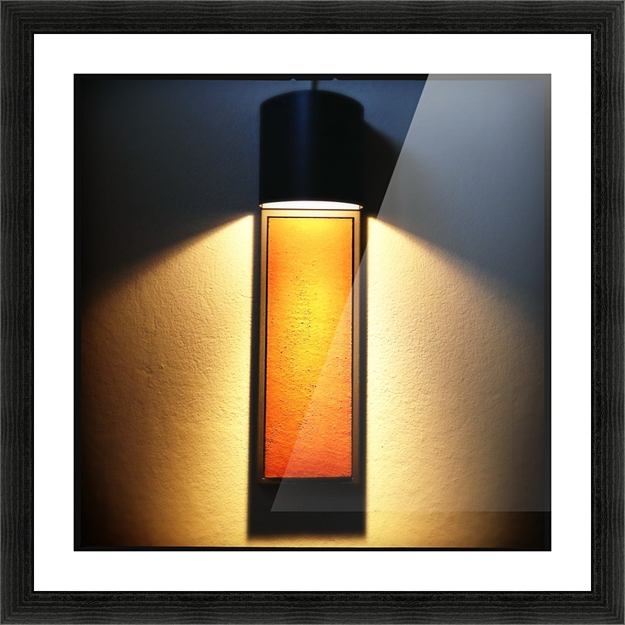 Composition with light Picture Frame print