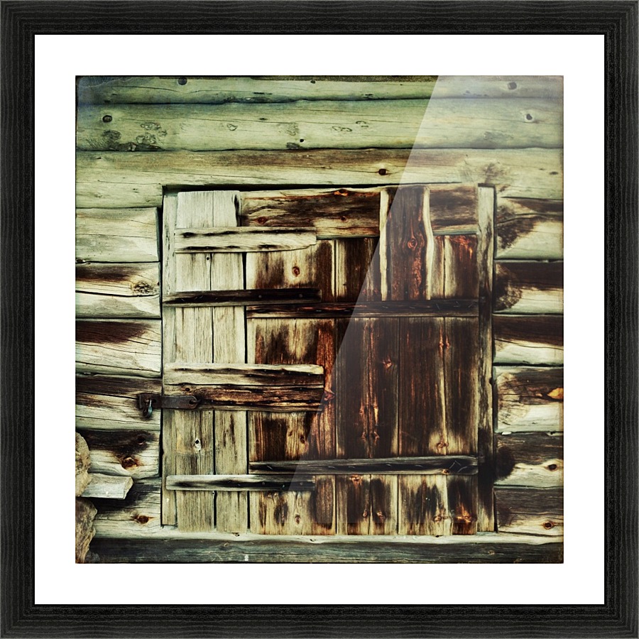 Ancient Door Picture Frame print