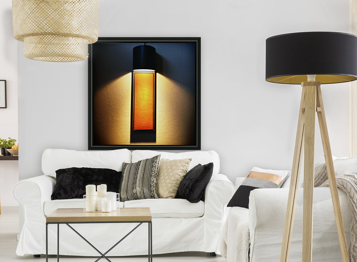 Composition with light Reproduction