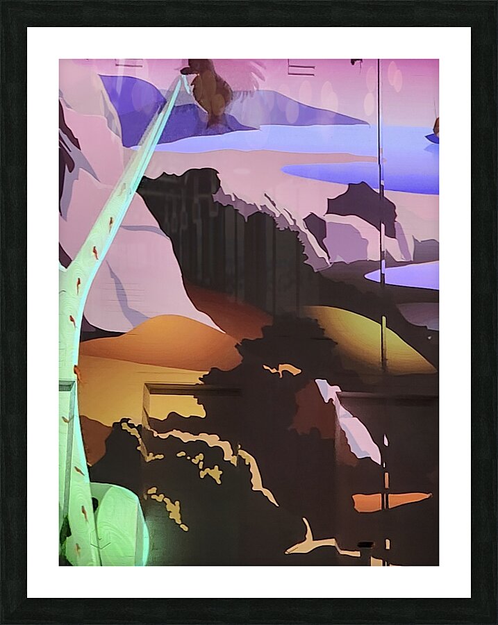 Surreal landscape Picture Frame print