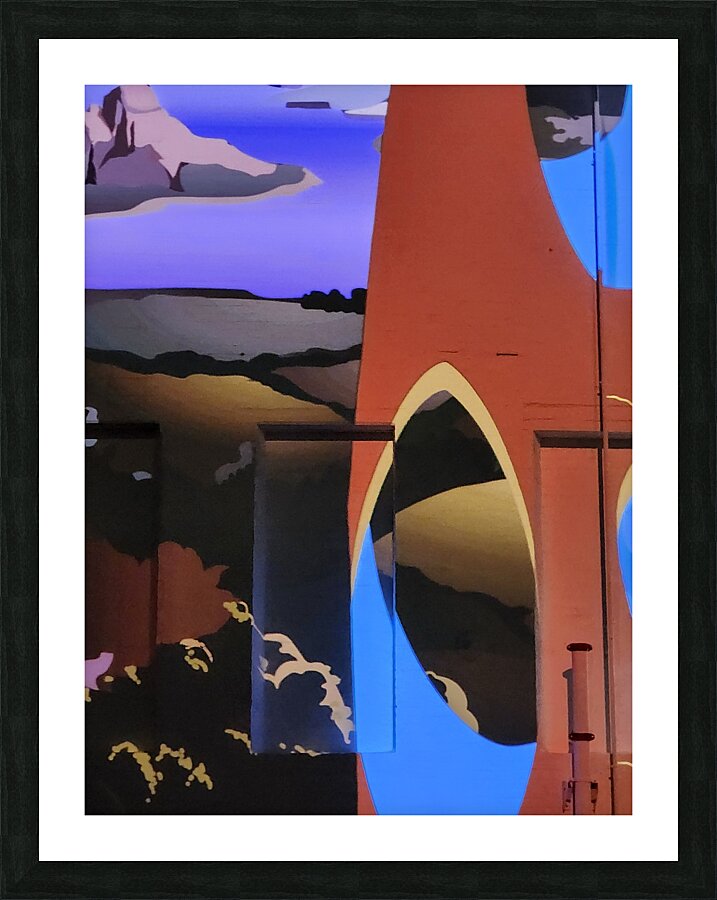 Vibrant fusion Picture Frame print