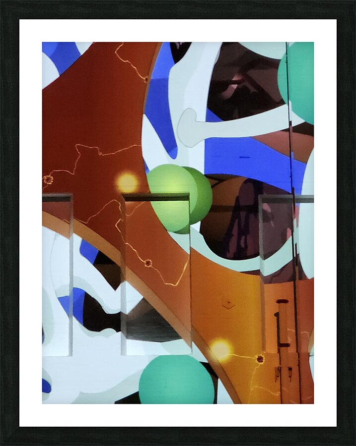 Dynamic patterns Picture Frame print