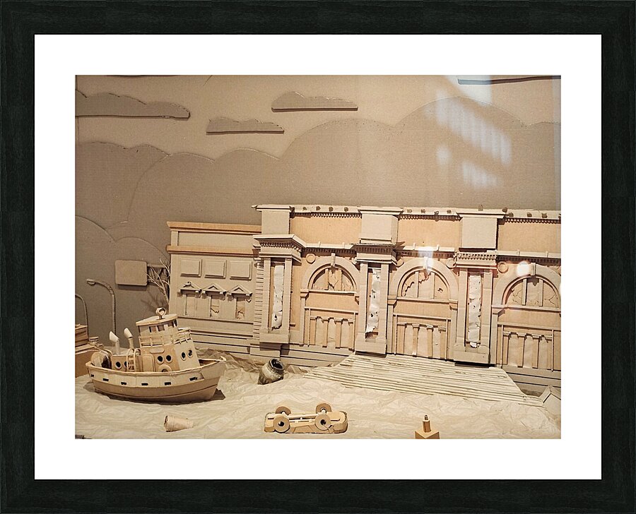Cardboard Cinema Picture Frame print