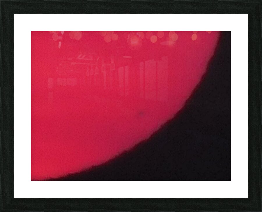Fireball Picture Frame print