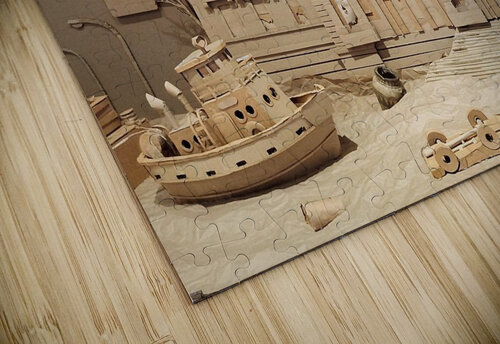 Cardboard Cinema Atlas Tracer puzzle