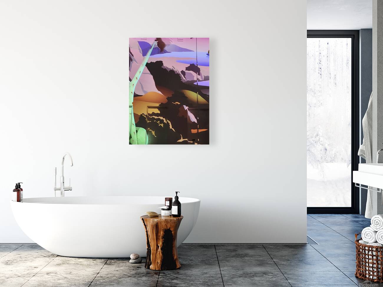 Surreal landscape Reproduction
