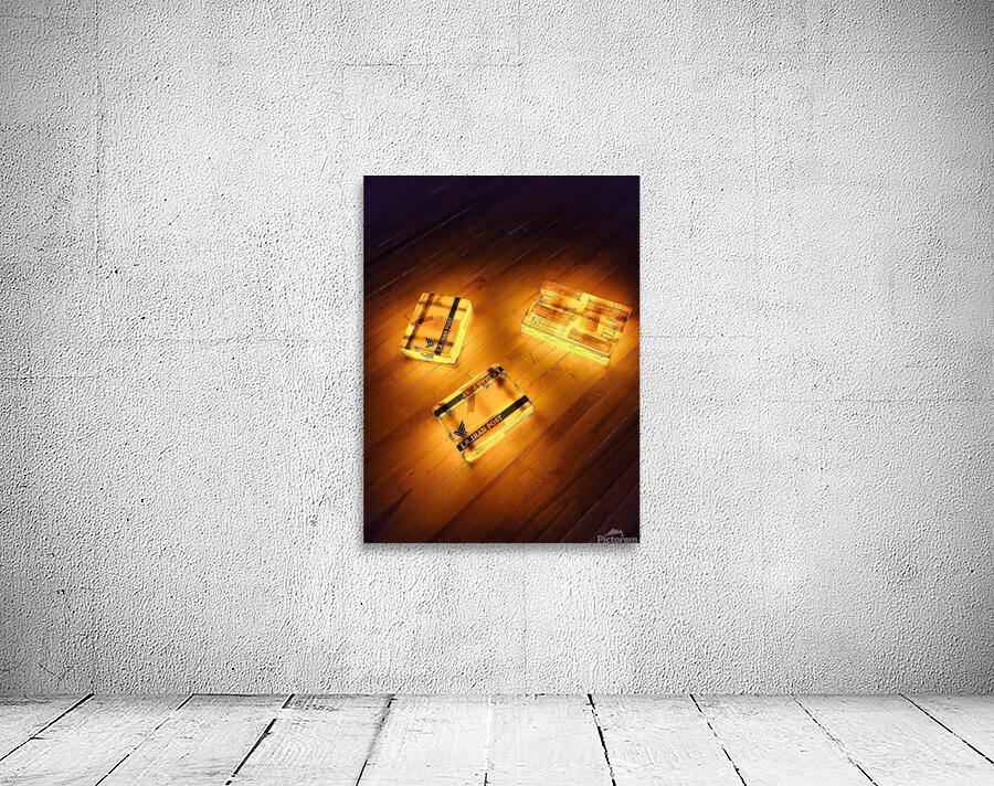 Golden boxes Wall Preview