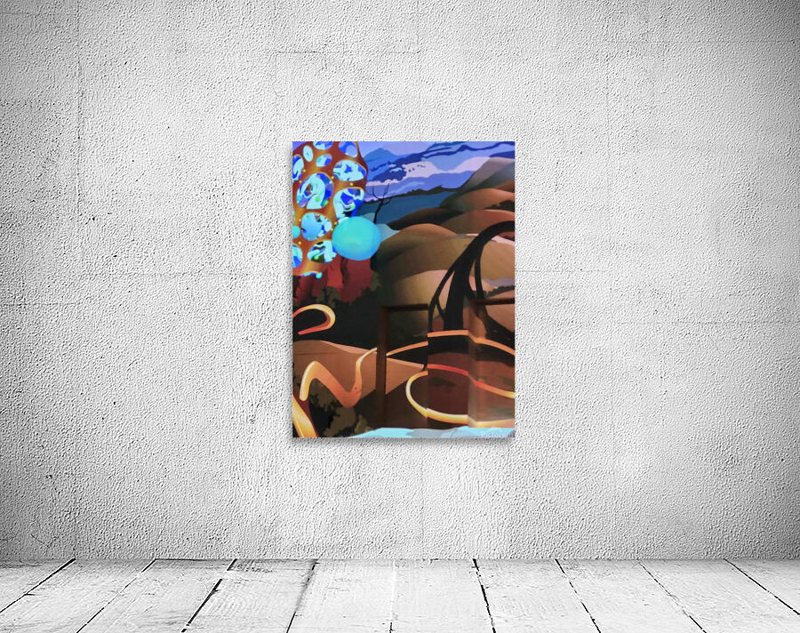 Abstract shapes Wall Preview