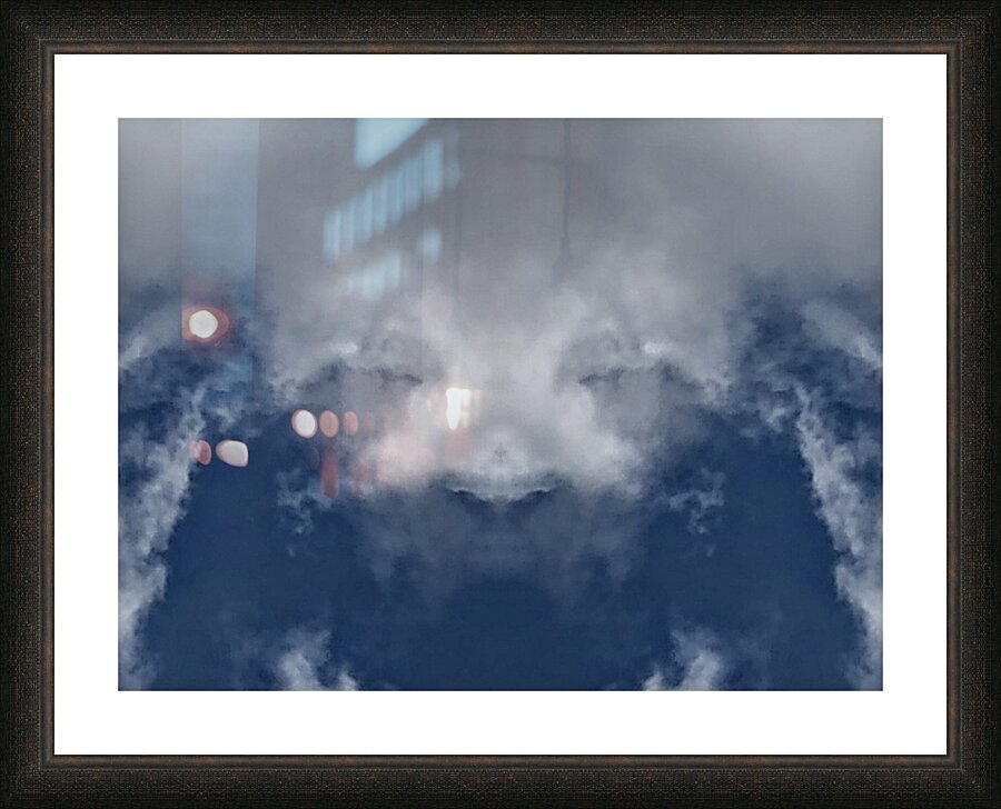 Cloud Bison  Picture Frame print