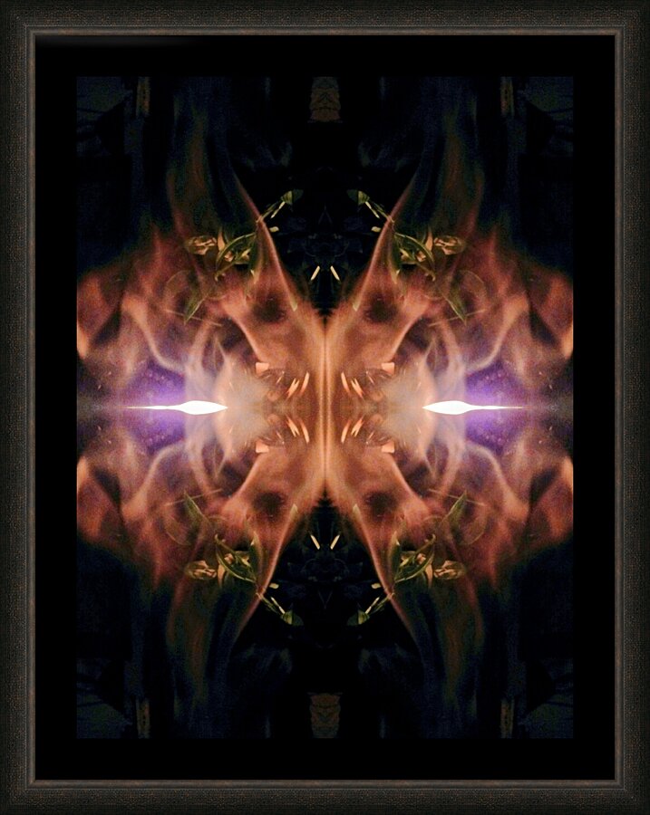 Smoke Scrying 2 Picture Frame print