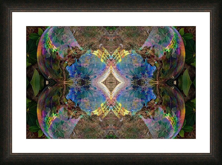 Bubble Reflections 2 Picture Frame print