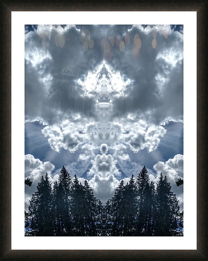 Cloud Angel School  Picture Frame print