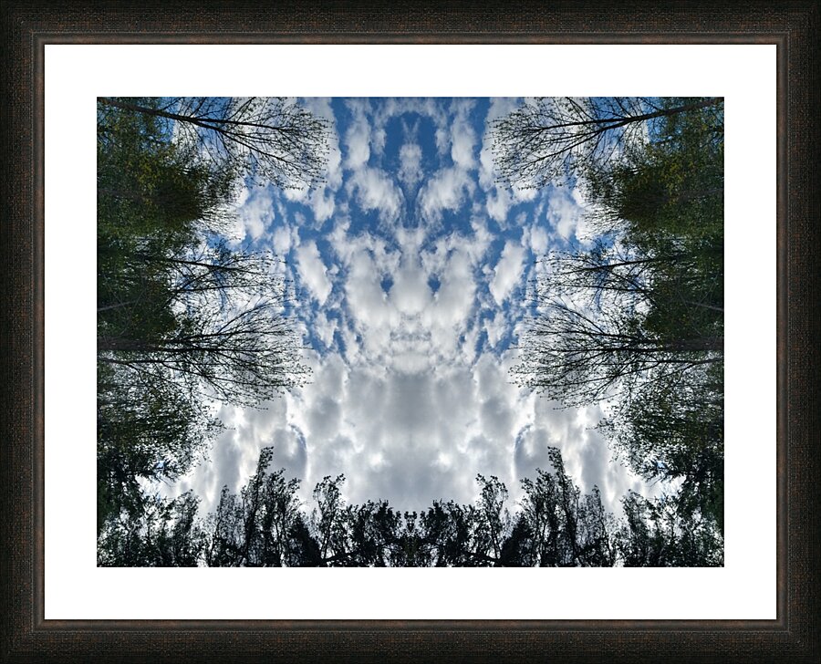 Cloud Totem 4 Picture Frame print