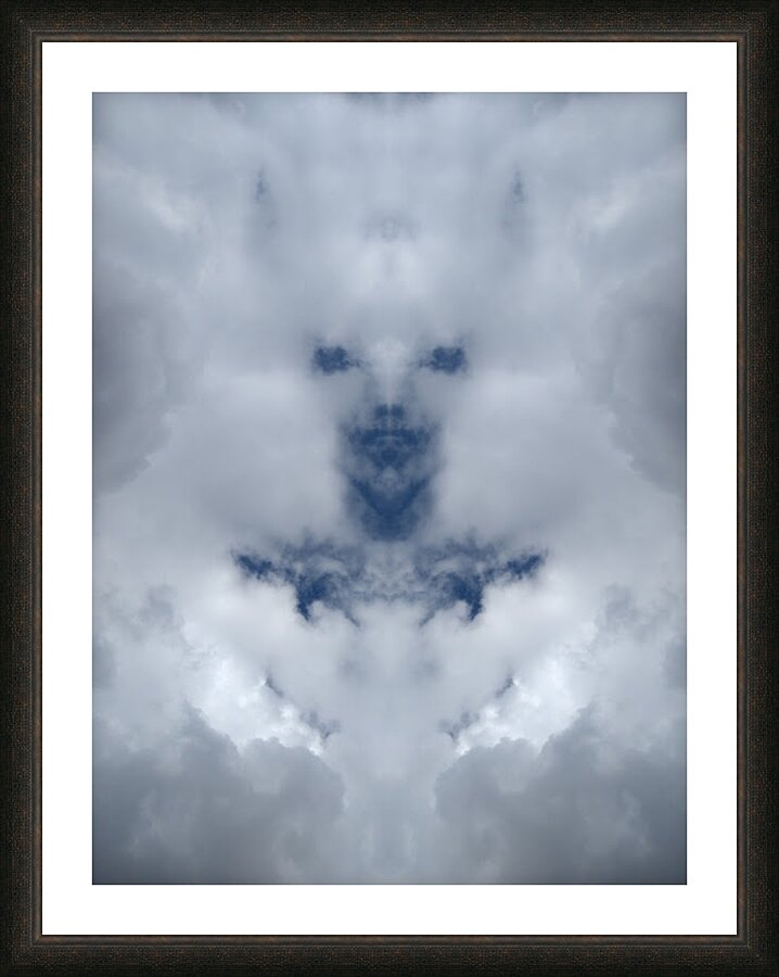 Cloud totem 5 Picture Frame print