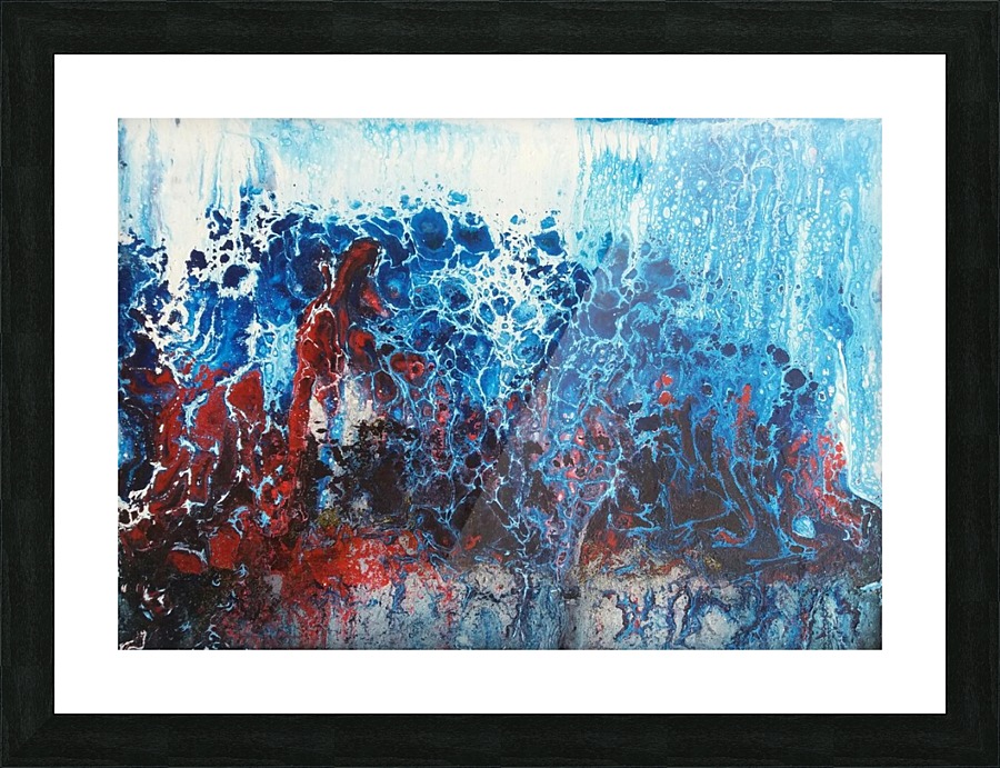 Wave Picture Frame print