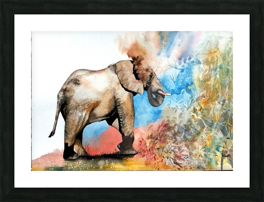 Elephant Picture Frame print