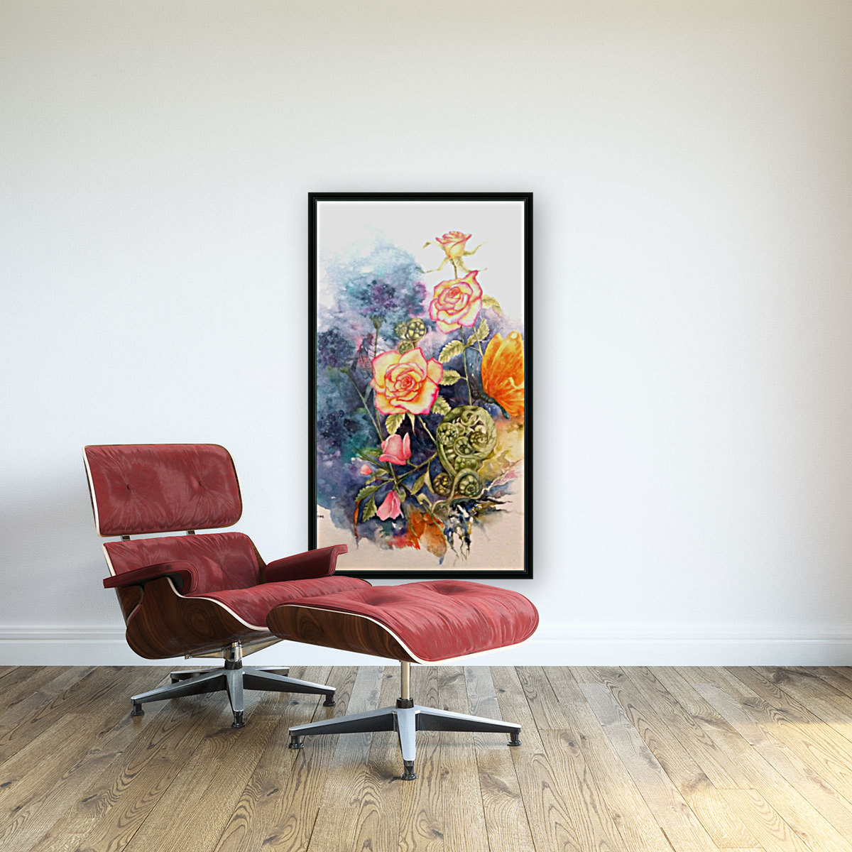 Peachy Roses Reproduction