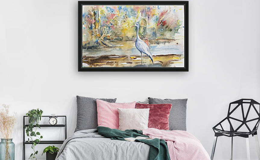 Blue Crane Reproduction
