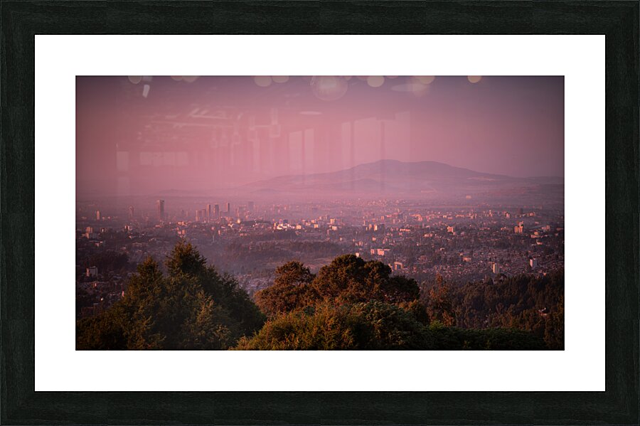Addis Abeba Picture Frame print