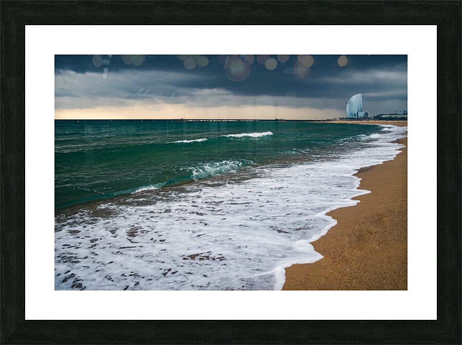 Barcelone Picture Frame print