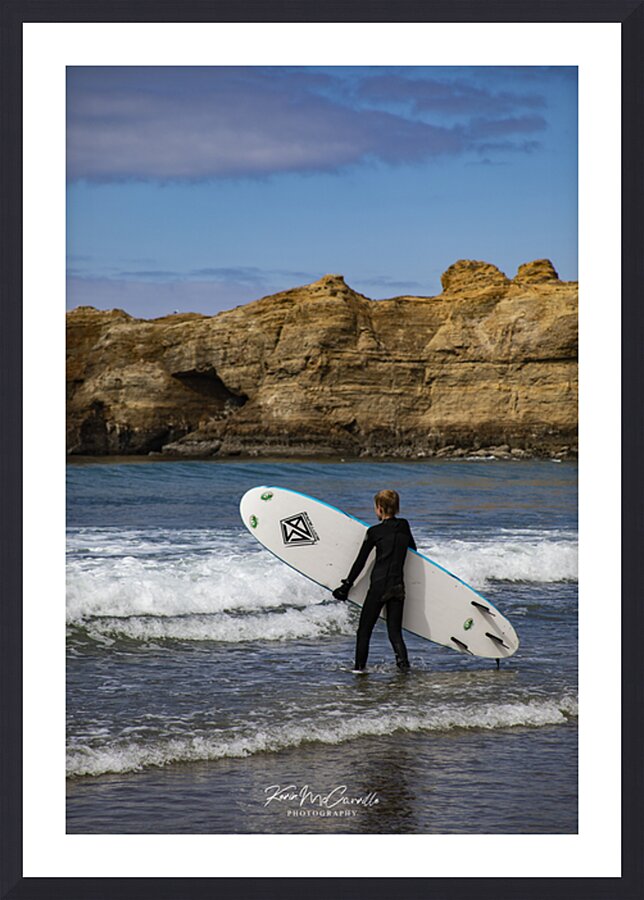 Surfer Boy Picture Frame print