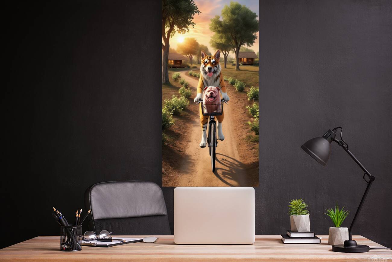 tigre a velo Reproduction