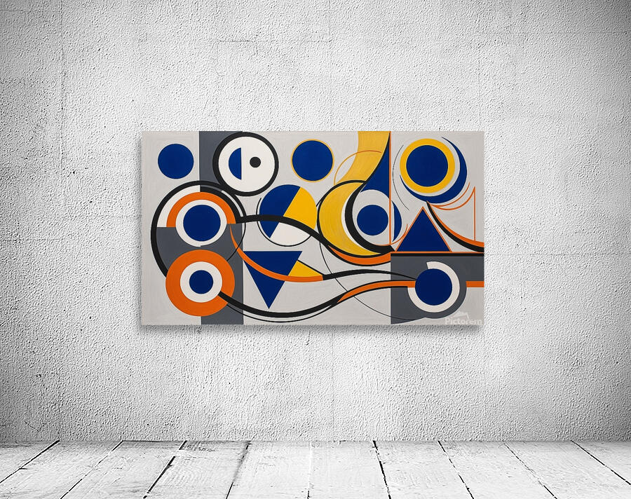  conception abstraite vibrante 3 Wall Preview