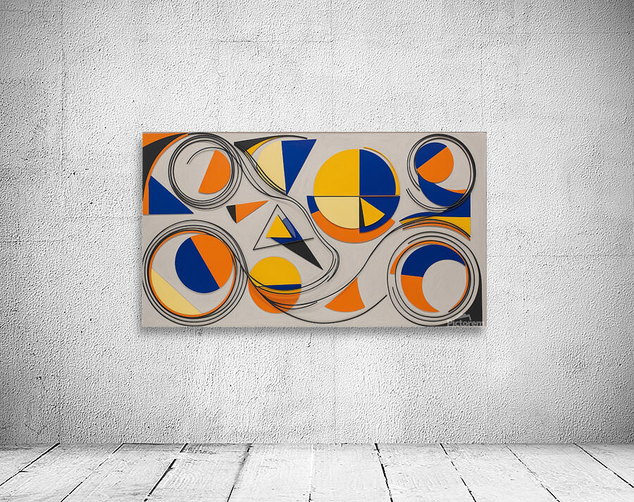 CONCEPTION ABSTRAITE VIBRANTE 7 Wall Preview