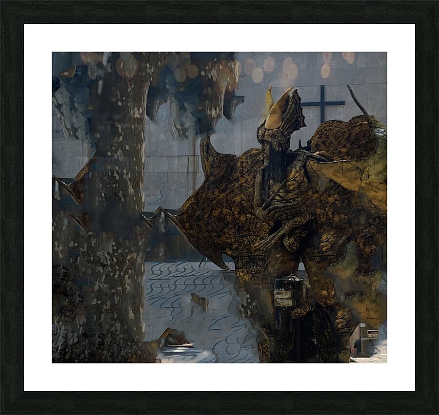 Barcelona Picture Frame print