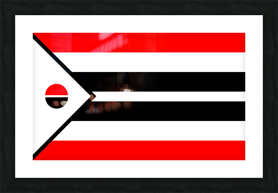 Arapaho Tribe Flag Picture Frame print