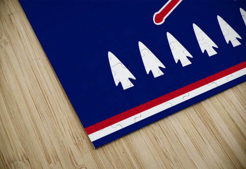 Pawnee Nation Flag Arty Flyers puzzle