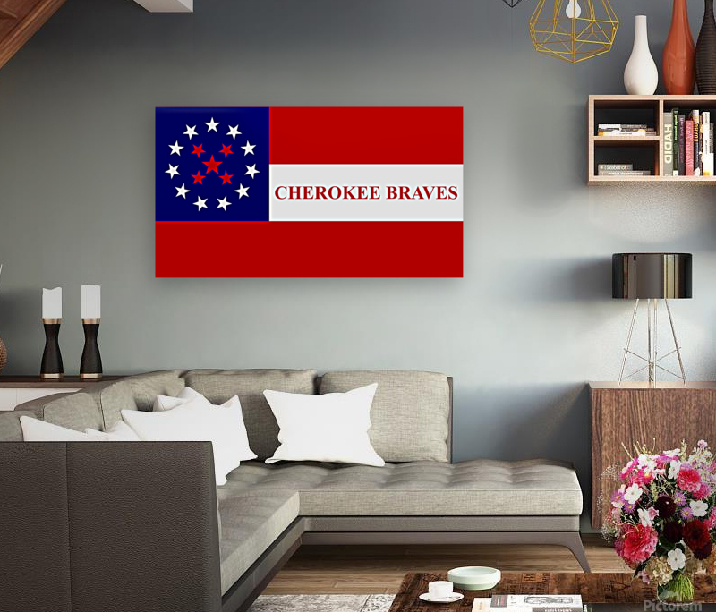 Cherokee Braves Flag Reproduction