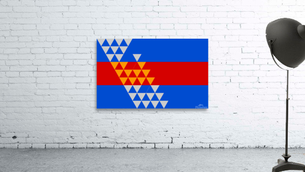 Pomo Indian Flag Wall Preview