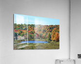 Upstate NY Fall Pond Acrylic Print