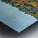 Upstate NY Fall Pond Metal print