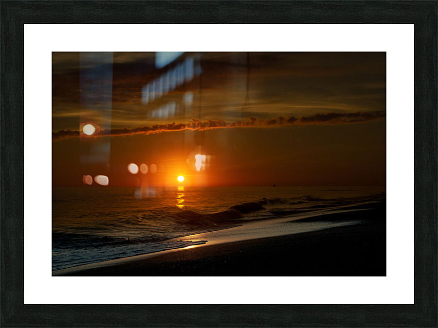 Holden Beach Sunset  Picture Frame print