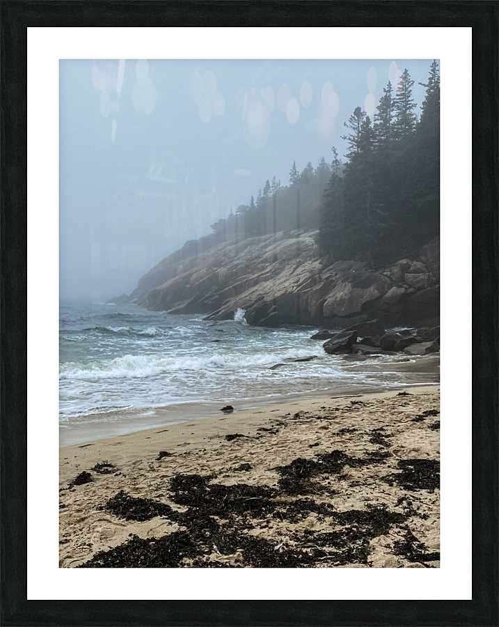 Maine Coastline Picture Frame print
