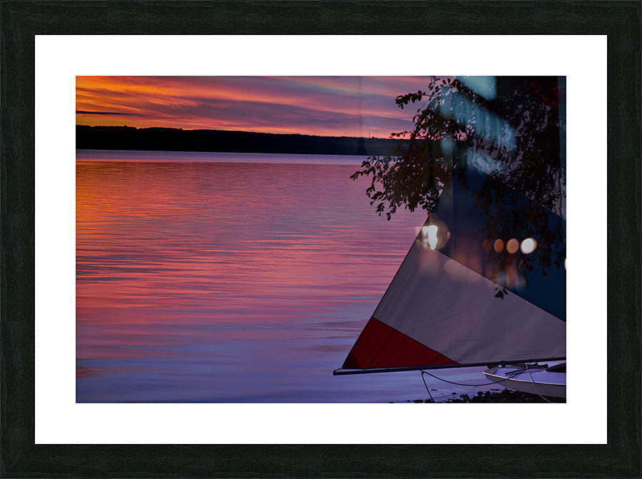 Seneca Lake Sunset Picture Frame print