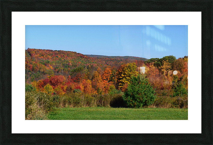 Upstate NY Fall Picture Frame print